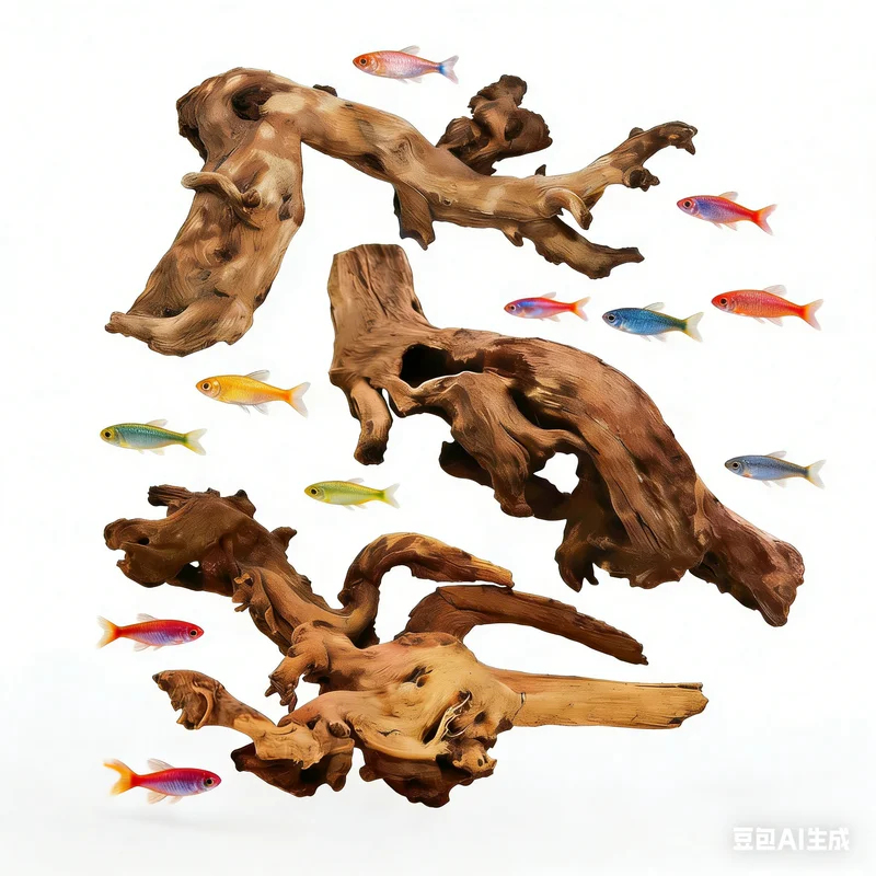 Aquarium Planted Substrate - Natural Driftwood for Aquarium Decoration Fish