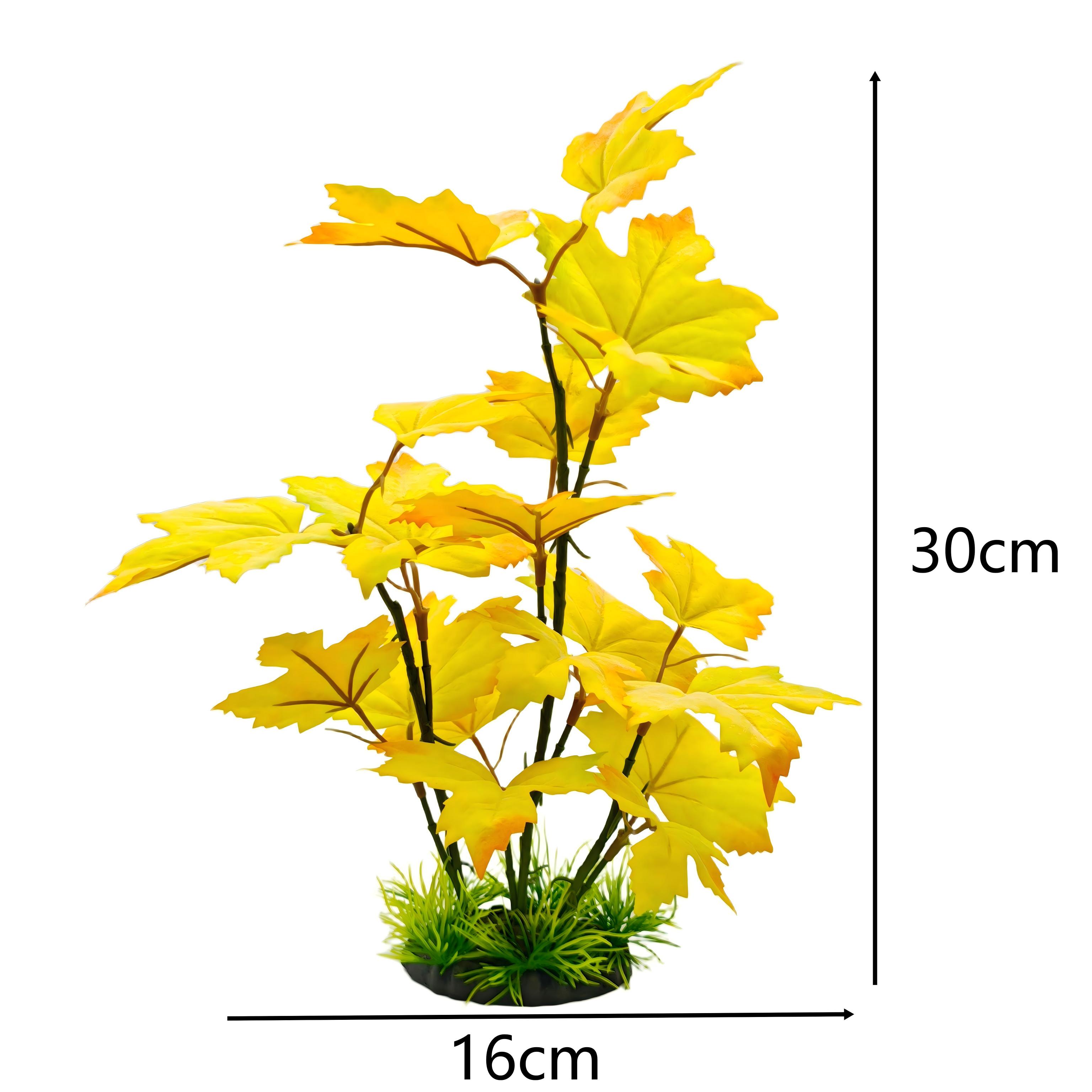 Artificial Leaves 30cm Aquariu - đánh giá và giá Planted Aquarium Yellow Water