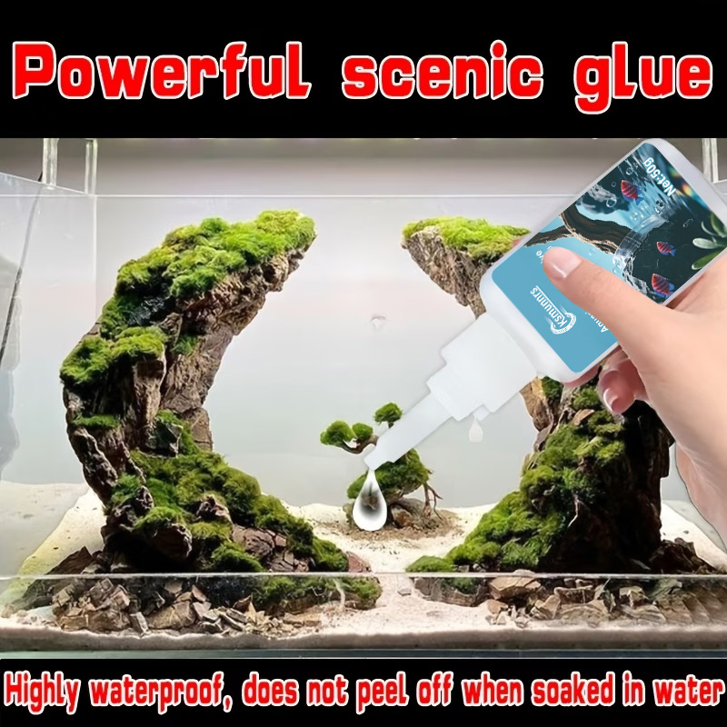 Aquarium Landscape Glue, Quick - đánh giá và giá Aquarium Planted Substrate