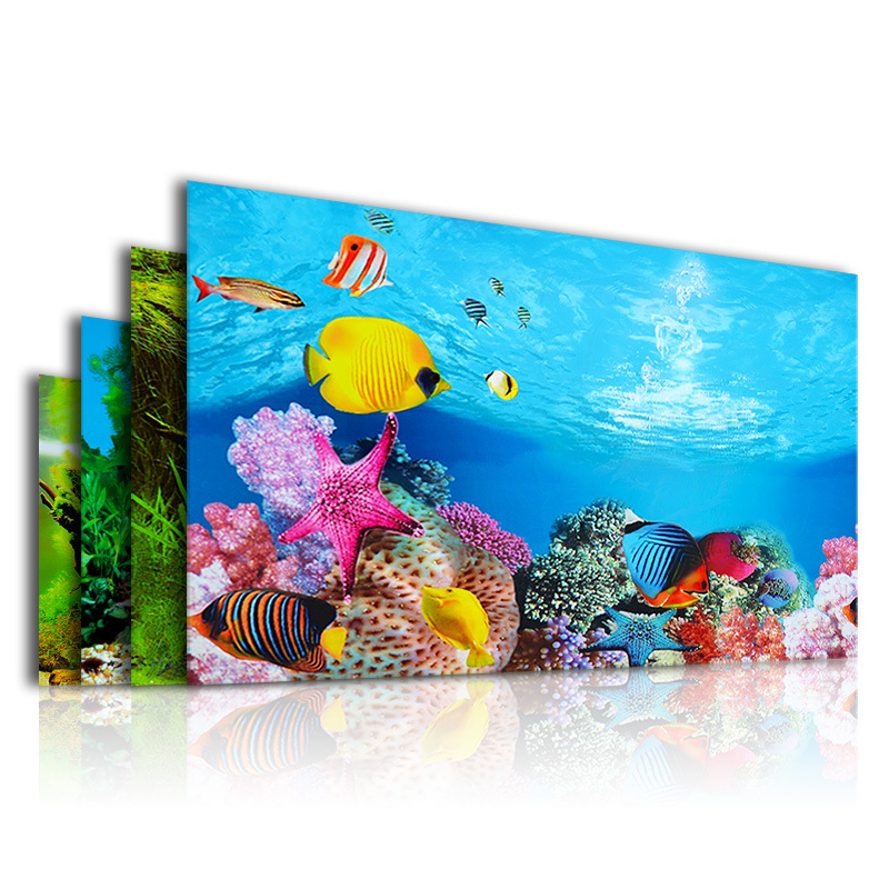3D Background for Aquarium Dou - đánh giá và giá Planted Aquarium Wallpaper
