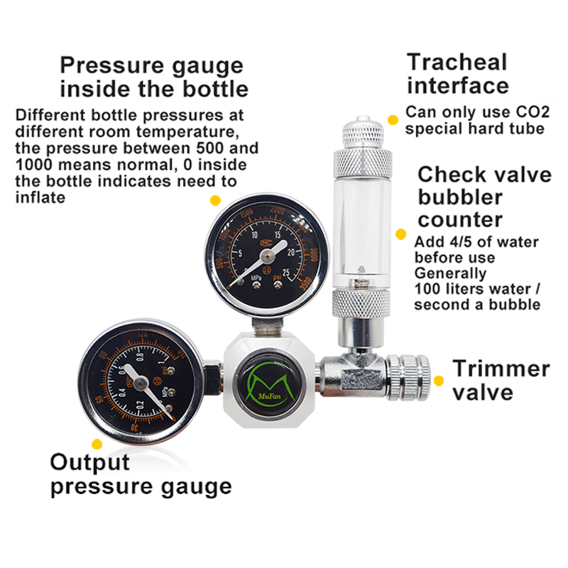 Aquarium CO2 Regulator Magneti - đánh giá và giá Planted Aquarium Equipment
