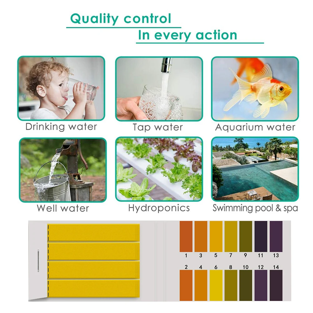 80-400pcs PH Test Strips For W - đánh giá và giá Aquarium Planted Substrate