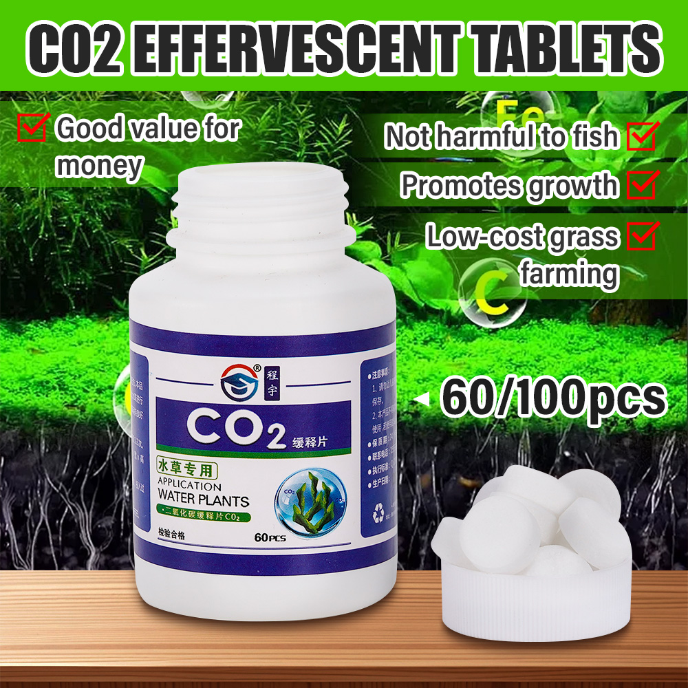 60PCS CO2 Tablet Water Grass A - đánh giá và giá Aquarium Plant Vitamins