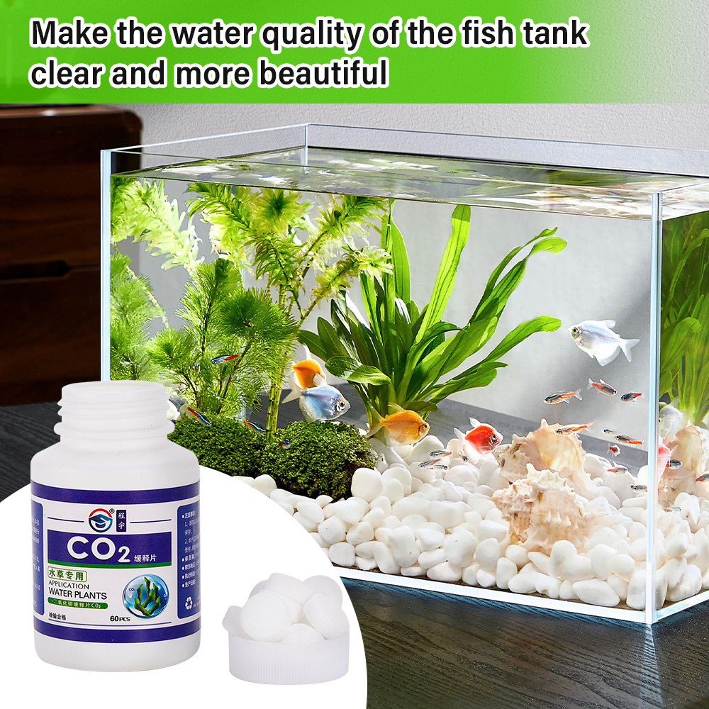 60PCS CO2 Tablet Water Grass A - đánh giá và giá Aquarium Plant Vitamins